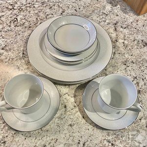 Vintage Lovelace by Crown Victoria Fine China - 2 - 5 Pc Place Settings